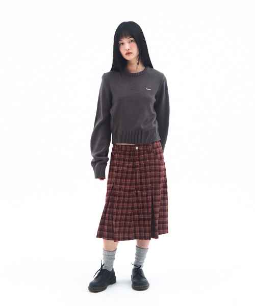 AMESWORLDWIDE（アメスワールドワイド）の「BASIC SMALL LOGO KNIT CHARCOAL（ニット/セーター・レディース・その他・SMALL/MEDIUM/LARGE）」の5枚目の写真