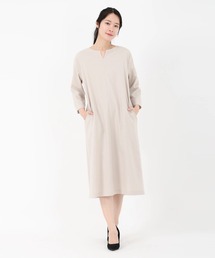 STRAWBERRY-FIELDS | ナチュレクロス_キーネックワンピース(ワンピース)