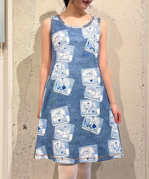 MILK(ミルク)の「TV プリント キャミワンピース(ワンピース・レディース・A/B・FREE)」の2枚目の写真