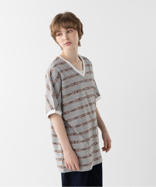 PENDLETON(ペンドルトン)の「ジャガード・チュニック(Tシャツ/カットソー・レディース・ブルー系その他/ホワイト系その他/ピンク系その他・FREE)」の9枚目の写真
