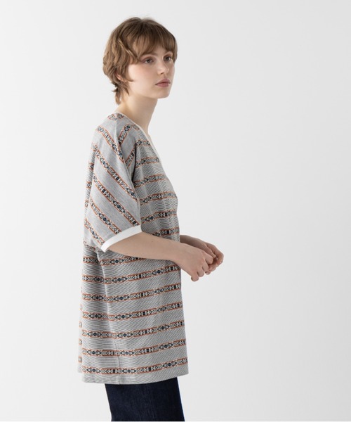 PENDLETON(ペンドルトン)の「ジャガード・チュニック(Tシャツ/カットソー・レディース・ブルー系その他/ホワイト系その他/ピンク系その他・FREE)」の10枚目の写真