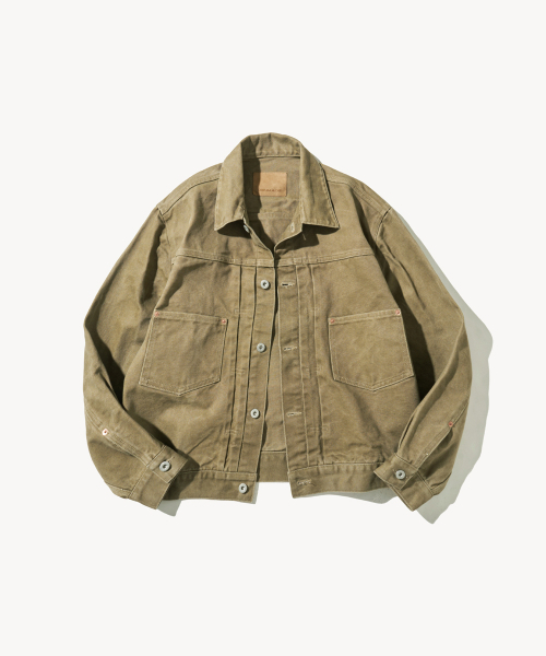DENMADE(デンメイド)の「DEN323 Revision Type 2 Jacket (Khaki)(デニムジャケット・メンズ・その他・LARGE/X-LARGE/MEDIUM)」の1枚目の写真
