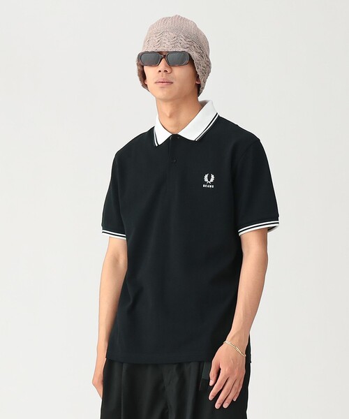 FRED PERRY(フレッドペリー)の「【別注】FRED PERRY / M12(ポロシャツ・メンズ・ホワイト系その他2/ブラック・36/40/42/38)」の4枚目の写真