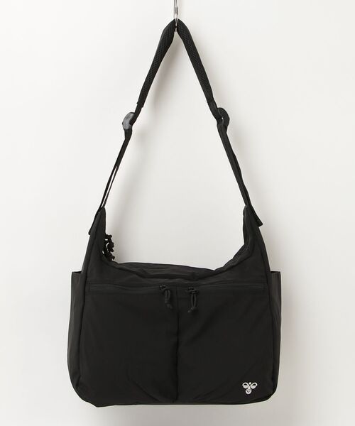 hummel(ヒュンメル)の「hummel/ヒュンメル PLAY Shoulderbag(ショルダーバッグ・レディース・ブラック/グレー・FREE)」の8枚目の写真