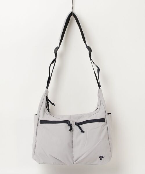 hummel(ヒュンメル)の「hummel/ヒュンメル PLAY Shoulderbag(ショルダーバッグ・レディース・ブラック/グレー・FREE)」の9枚目の写真