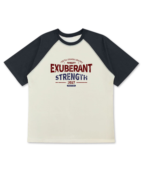 BEMIGHTY（ビーマイティー）の「レトロレタリングオーバーサイズラグラン半袖Tシャツ[ホワイト]（Tシャツ/カットソー・メンズ・ホワイト・MEDIUM/LARGE/X-LARGE）」の2枚目の写真