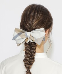 CB CRESTBRIDGE（シービークレストブリッジ）の「クレストブリッジチェックリボンシュシュ（シュシュ）」