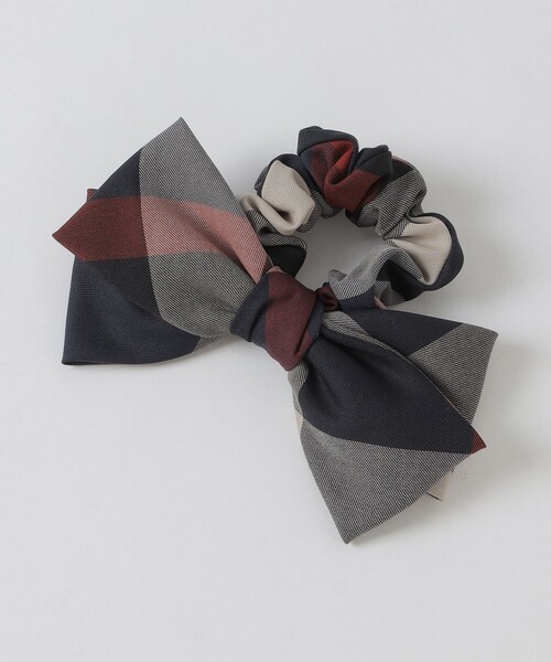 CB CRESTBRIDGE(シービークレストブリッジ)の「クレストブリッジチェックリボンシュシュ(シュシュ・レディース・ブルー系その他7/ベージュ系その他3/ライトブルー・FREE)」の7枚目の写真