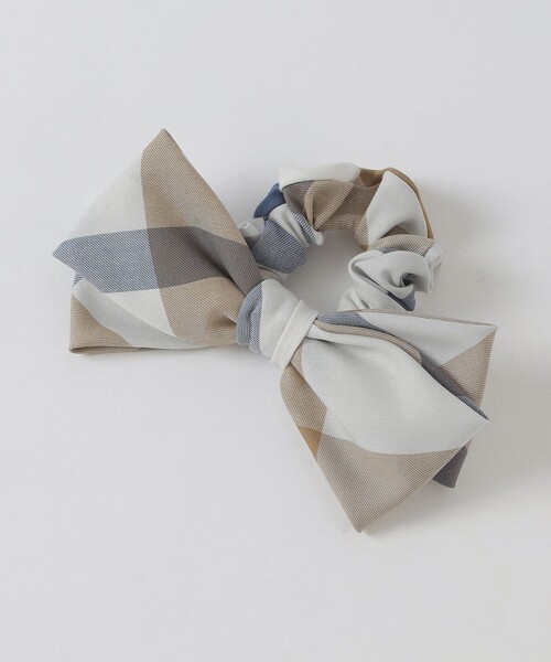 CB CRESTBRIDGE(シービークレストブリッジ)の「クレストブリッジチェックリボンシュシュ(シュシュ・レディース・ブルー系その他7/ベージュ系その他3/ライトブルー・FREE)」の9枚目の写真