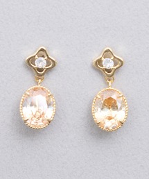 Zoule（ゾーラ）の「Zoule ゾーラ：Dramatic　ジルコニア　ピアス（ピアス（両耳用））」