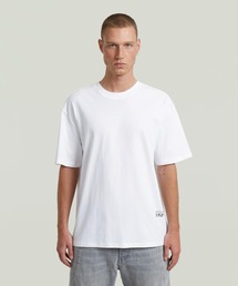 G-STAR | Back Applique Relaxed T-Shirt/バックアップリケグラフィックデザインオーバーサイズTシャツ(Tシャツ/カットソー)