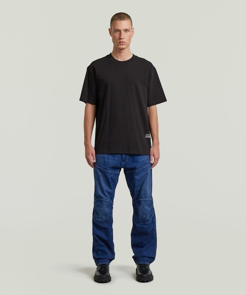 G-STAR(ジースター)の「Back Applique Relaxed T-Shirt/バックアップリケグラフィックデザインオーバーサイズTシャツ(Tシャツ/カットソー・メンズ・ホワイト/ダークブラック・SMALL/X-SMALL/MEDIUM/LARGE/X-LARGE)」の14枚目の写真
