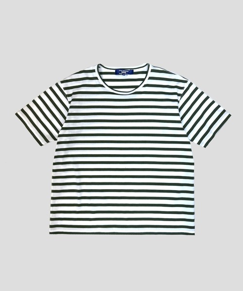 JUNYA WATANABE MAN（ジュンヤワタナベマン）の「COTTON BORDER T-SHIRTS（Tシャツ/カットソー・メンズ・ホワイト×カーキブラウン・S）」の5枚目の写真