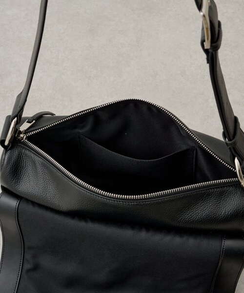 BEARDSLEY(ビアズリー)の「《4/8(水)12:00予約開始》《本革》ラージレザーボディバッグ(ショルダーバッグ・レディース・グレー系その他/ブラック・FREE)」の20枚目の写真