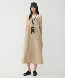 バックルレイヤードワンピース_ベージュ 91F6241781