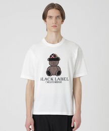 BLACK LABEL CRESTBRIDGE（ブラックレーベル・クレストブリッジ）の「【一部店舗限定】チェックキャップベアーニットTシャツ（Tシャツ/カットソー）」