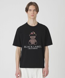 BLACK LABEL CRESTBRIDGE（ブラックレーベル・クレストブリッジ）の「【一部店舗限定】チェックキャップベアーニットTシャツ（Tシャツ/カットソー）」