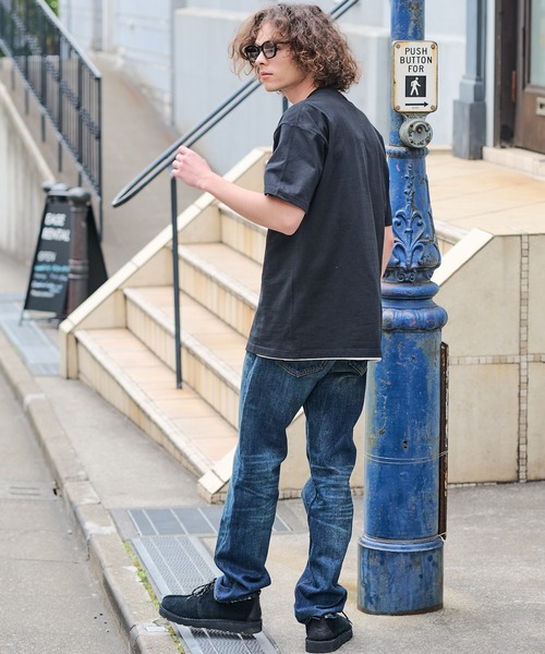 ragged mountain（ラギットマウンテン）の「【RAGGED MOUNTAIN/ラギットマウンテン】【究極のシンプルT】BARNSTEAD/バーンステッド ワンポイントロゴＴシャツ ルーズシルエット アウトドア ストリート 大人カジュアル ノームコア ミニマル（Tシャツ/カットソー・メンズ・ホワイト/ブラック/ベージュ/カーキ/ピンク・MEDIUM/LARGE/X-LARGE）」の12枚目の写真
