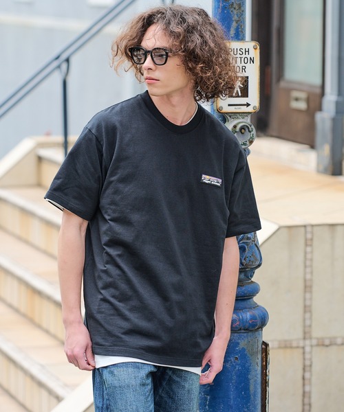 ragged mountain（ラギットマウンテン）の「【RAGGED MOUNTAIN/ラギットマウンテン】【究極のシンプルT】BARNSTEAD/バーンステッド ワンポイントロゴＴシャツ ルーズシルエット アウトドア ストリート 大人カジュアル ノームコア ミニマル（Tシャツ/カットソー・メンズ・ホワイト/ブラック/ベージュ/カーキ/ピンク・MEDIUM/LARGE/X-LARGE）」の17枚目の写真