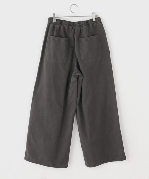 JOURNAL STANDARD（ジャーナルスタンダード）の「ピグメントミニウラケワイドパンツ（スウェットパンツ・レディース・ブラウン/アイボリー・FREE）」の13枚目の写真