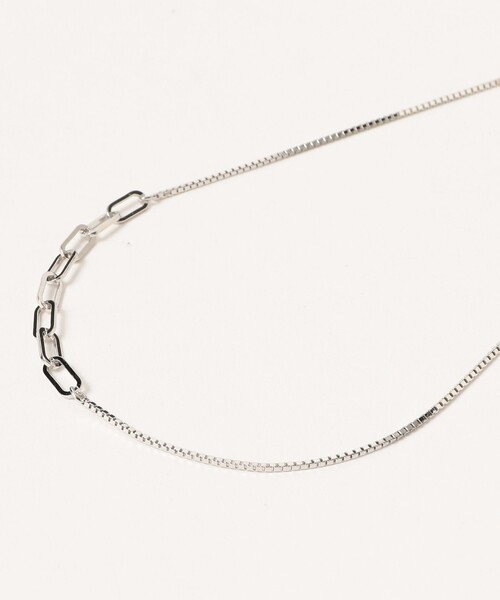 Ray BEAMS(レイビームス)の「2連 チェーン ハート ネックレス(ネックレス・レディース・シルバー/ゴールド・ONE SIZE)」の13枚目の写真