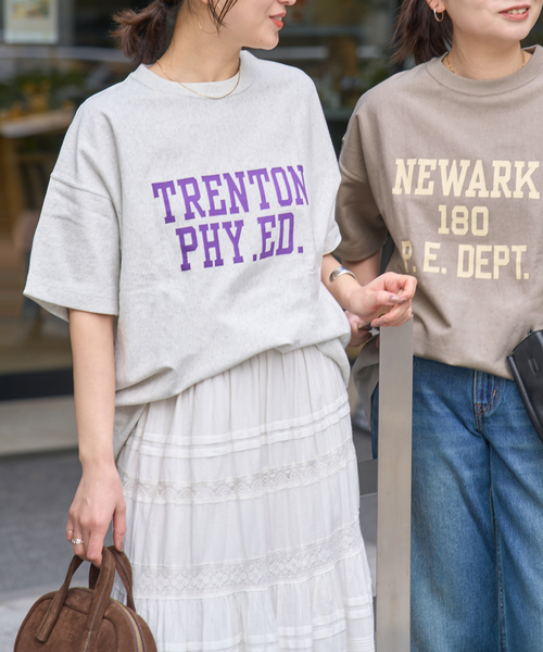 Champion(チャンピオン)の「《追加》別注【CHAMPION/チャンピオン】 for JS RW9.4oz T-SHIRT(Tシャツ/カットソー・レディース・イエロー/チャコールグレー/ネイビー/グリーン/アイボリー・MEDIUM)」の2枚目の写真