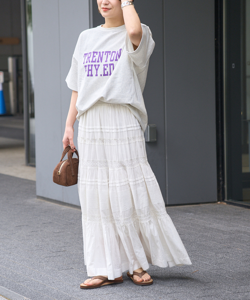 Champion(チャンピオン)の「《追加》別注【CHAMPION/チャンピオン】 for JS RW9.4oz T-SHIRT(Tシャツ/カットソー・レディース・イエロー/チャコールグレー/ネイビー/グリーン/アイボリー・MEDIUM)」の16枚目の写真