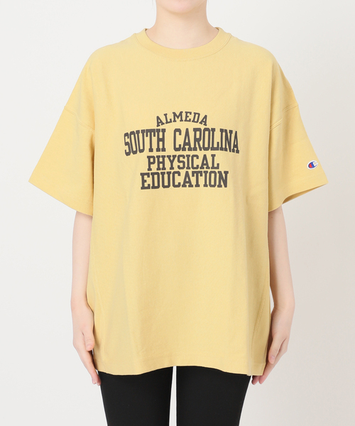 Champion(チャンピオン)の「《追加》別注【CHAMPION/チャンピオン】 for JS RW9.4oz T-SHIRT(Tシャツ/カットソー・レディース・イエロー/チャコールグレー/ネイビー/グリーン/アイボリー・MEDIUM)」の20枚目の写真