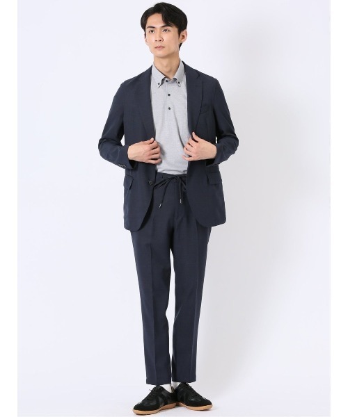 m.f.editorial(エムエフエディトリアル)の「ビズポロ ポロシャツ メンズ 半袖 ストレッチ 吸水速乾 イージーケア 綿混 アルティマ クールビズ (ポロシャツ・メンズ・パープル/ホワイト/グレー/ブラック・LARGE/MEDIUM/X-LARGE)」の14枚目の写真
