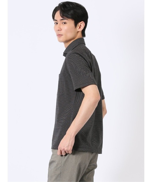 m.f.editorial(エムエフエディトリアル)の「ビズポロ ポロシャツ メンズ 半袖 ストレッチ 吸水速乾 イージーケア 綿混 アルティマ クールビズ (ポロシャツ・メンズ・パープル/ホワイト/グレー/ブラック・LARGE/MEDIUM/X-LARGE)」の21枚目の写真