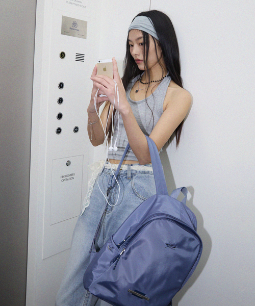 RAIMENT(レイメント)の「Logo Point Backpack_Dust Blue(バックパック/リュック・レディース・その他・FREE)」の8枚目の写真