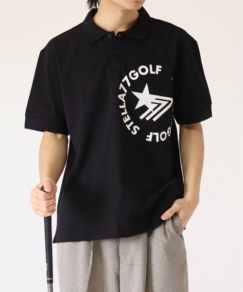 stella77golf(ステラセブンティーンセブンゴルフ)の「COOLMAX接触冷感ポロシャツ(ポロシャツ・メンズ・ネイビー系1/ブラック系1/ホワイト/ブラック系/ネイビー/ネイビー系/ホワイト系1/ホワイト系/ブラック・XL/XXL/M/L)」の15枚目の写真