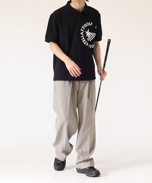 stella77golf(ステラセブンティーンセブンゴルフ)の「COOLMAX接触冷感ポロシャツ(ポロシャツ・メンズ・ネイビー系1/ブラック系1/ホワイト/ブラック系/ネイビー/ネイビー系/ホワイト系1/ホワイト系/ブラック・XL/XXL/M/L)」の19枚目の写真