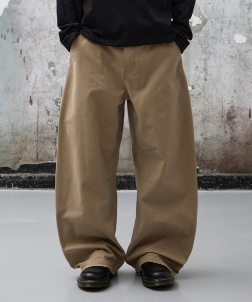 AGOD（エージーオーディー）の「スナップボタンカーブパンツ [ベージュ]（その他パンツ・レディース・その他・SMALL/MEDIUM/LARGE/X-LARGE）」の18枚目の写真