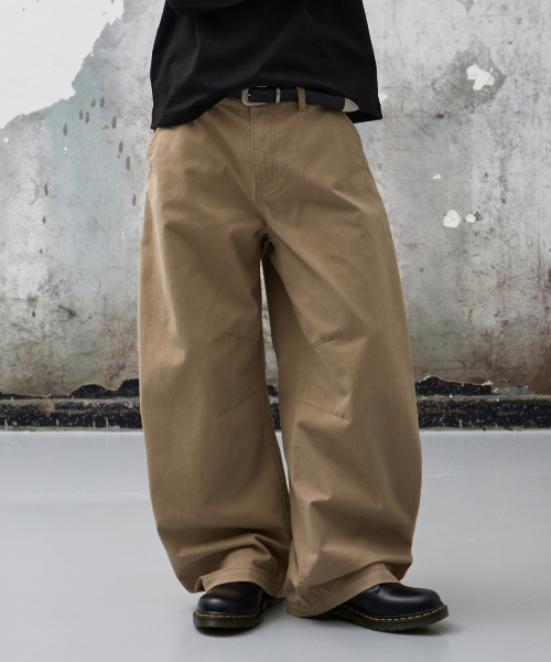 AGOD（エージーオーディー）の「スナップボタンカーブパンツ [ベージュ]（その他パンツ・レディース・その他・SMALL/MEDIUM/LARGE/X-LARGE）」の19枚目の写真