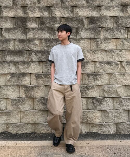 AGOD（エージーオーディー）の「スナップボタンカーブパンツ [ベージュ]（その他パンツ・レディース・その他・SMALL/MEDIUM/LARGE/X-LARGE）」の8枚目の写真