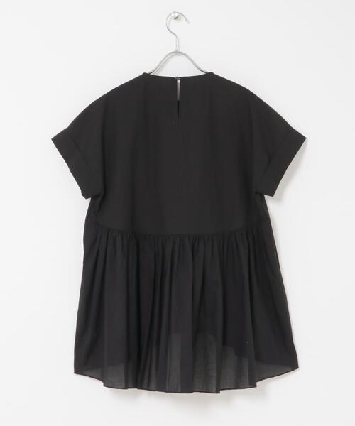 ITEMS URBANRESEARCH(アイテムズ アーバンリサーチ)の「ギャザーチュニックブラウス(シャツ/ブラウス・レディース・ミント/イエロー/ブラック・FREE)」の11枚目の写真