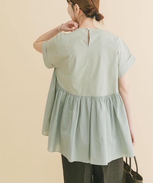 ITEMS URBANRESEARCH(アイテムズ アーバンリサーチ)の「ギャザーチュニックブラウス(シャツ/ブラウス・レディース・ミント/イエロー/ブラック・FREE)」の17枚目の写真