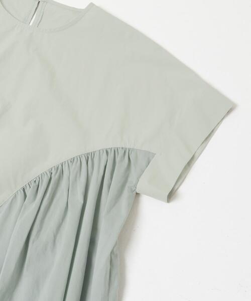 ITEMS URBANRESEARCH(アイテムズ アーバンリサーチ)の「ギャザーチュニックブラウス(シャツ/ブラウス・レディース・ミント/イエロー/ブラック・FREE)」の21枚目の写真