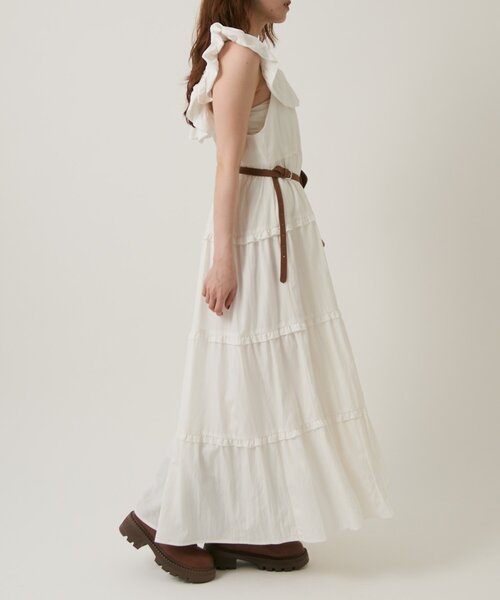 w closet(ダブルクローゼット)の「マルチウェイティアードキャミワンピース(ワンピース・レディース・ブラック/オフホワイト/ブルー/パープル・FREE)」の21枚目の写真