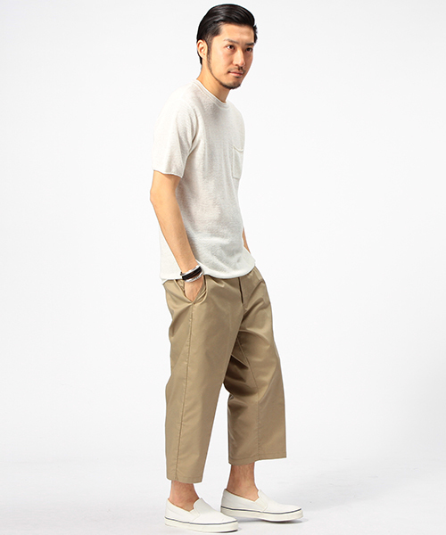 B:MING by BEAMS（ビーミングバイビームス）の「【FINE BOYS6月号掲載】【Smart5月号掲載】Dickies×ビーミング by ビームス / 別注 Wide Anckle Pants（その他パンツ・メンズ・ブラック/ベージュ・SMALL/MEDIUM/LARGE）」の5枚目の写真