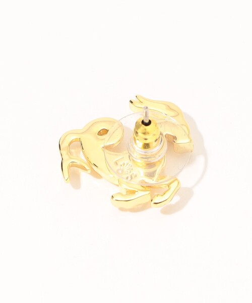Lele Sadoughi(レレサドイ)の「LELE SADOUGHI CAPRICORN ZODIAC ピアス(ピアス(両耳用)・レディース・ゴールド・FREE)」の4枚目の写真