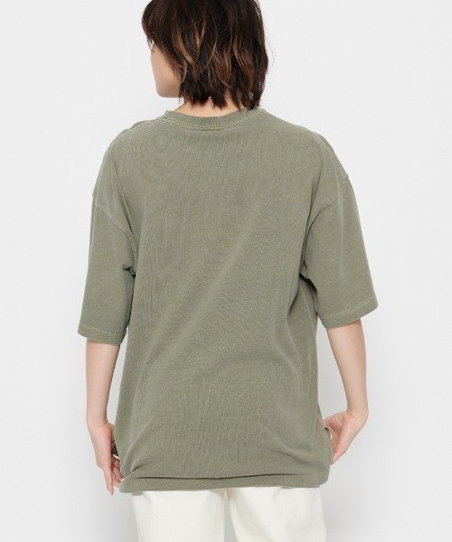 DOUBLE STEAL(ダブルスティール)の「AMERICANプリント イーグルTシャツ(Tシャツ/カットソー・レディース・ベビーピンク/カーキ・FREE)」の12枚目の写真