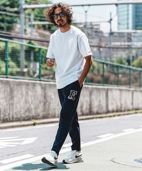 felkod(フィルコッド)の「mt10584- Barcode Embroidery 10oz Pocket Tee スーパーヘビーウェイトTシャツ(F26A320)(Tシャツ/カットソー・メンズ・ホワイト×ピンク/ネイビー/ブラック・S/M/L/XL)」の9枚目の写真