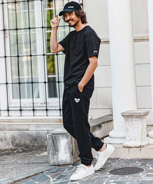 felkod(フィルコッド)の「mt10584- Barcode Embroidery 10oz Pocket Tee スーパーヘビーウェイトTシャツ(F26A320)(Tシャツ/カットソー・メンズ・ホワイト×ピンク/ネイビー/ブラック・S/M/L/XL)」の14枚目の写真