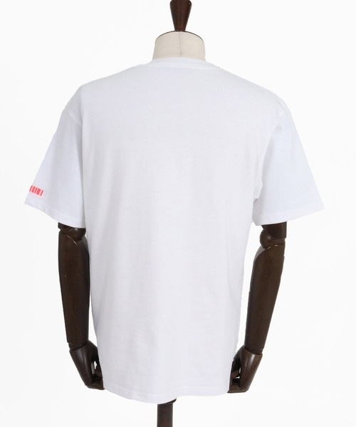 felkod(フィルコッド)の「mt10584- Barcode Embroidery 10oz Pocket Tee スーパーヘビーウェイトTシャツ(F26A320)(Tシャツ/カットソー・メンズ・ホワイト×ピンク/ネイビー/ブラック・S/M/L/XL)」の18枚目の写真