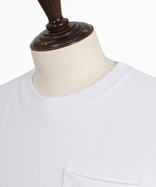 felkod(フィルコッド)の「mt10584- Barcode Embroidery 10oz Pocket Tee スーパーヘビーウェイトTシャツ(F26A320)(Tシャツ/カットソー・メンズ・ホワイト×ピンク/ネイビー/ブラック・S/M/L/XL)」の19枚目の写真