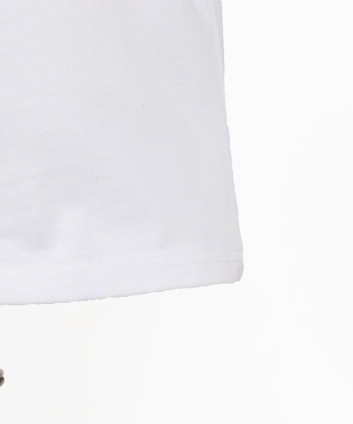 felkod(フィルコッド)の「mt10584- Barcode Embroidery 10oz Pocket Tee スーパーヘビーウェイトTシャツ(F26A320)(Tシャツ/カットソー・メンズ・ホワイト×ピンク/ネイビー/ブラック・S/M/L/XL)」の21枚目の写真