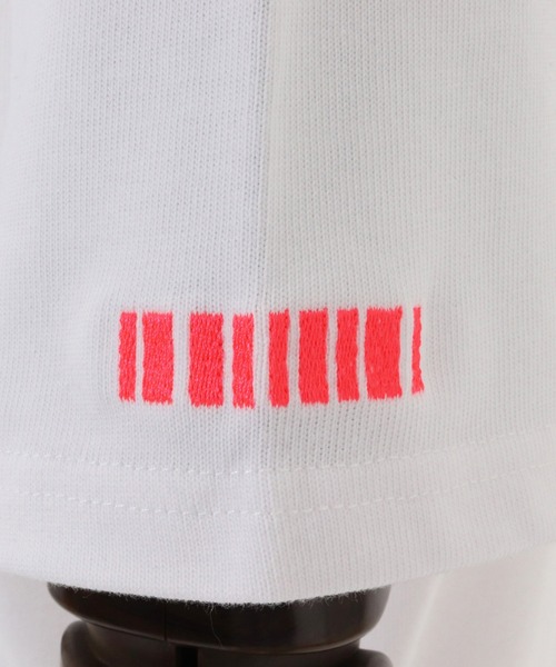 felkod(フィルコッド)の「mt10584- Barcode Embroidery 10oz Pocket Tee スーパーヘビーウェイトTシャツ(F26A320)(Tシャツ/カットソー・メンズ・ホワイト×ピンク/ネイビー/ブラック・S/M/L/XL)」の22枚目の写真