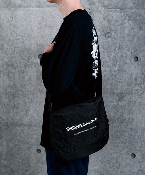 VIRGOwearworks(ヴァルゴウェアワークス)の「VIRTALIA SHOULDER BAG(ショルダーバッグ・メンズ・ブラック/オリーブドラブ・FREE)」の6枚目の写真